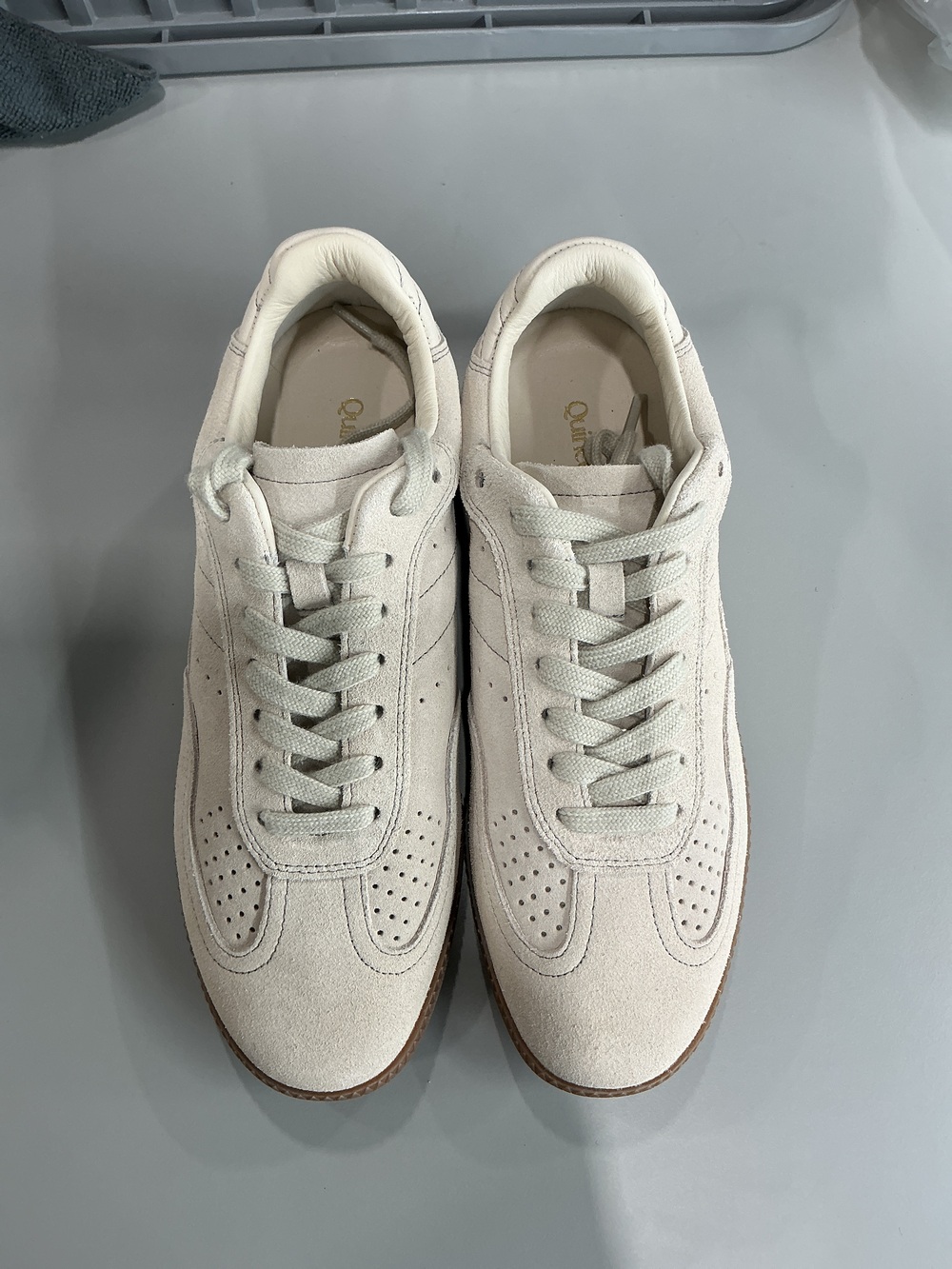 Italian Suede Gum Sole Sneaker